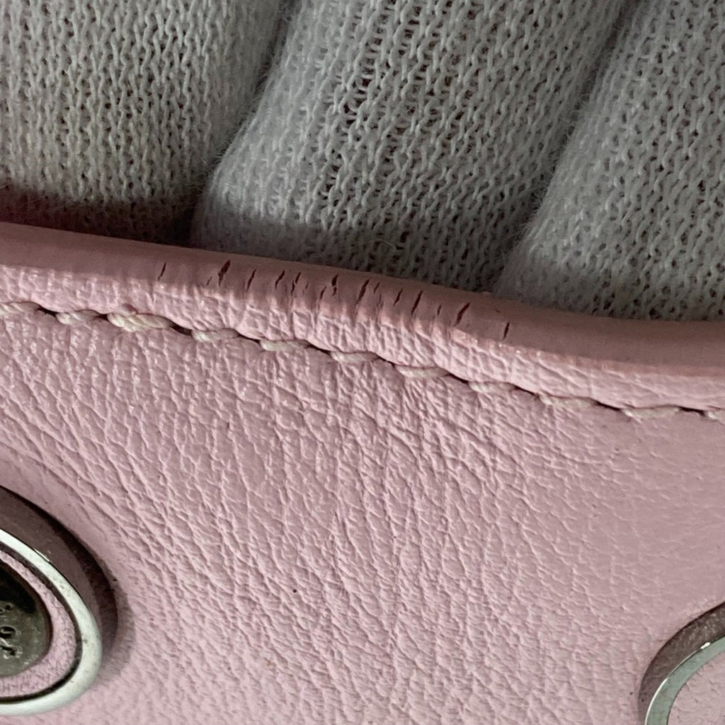 Christian Dior Pink Leather Handbag (Pre-Owned)