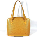 Louis Vuitton Epi Yellow Epi Leather Shoulder Bag Tote Bag