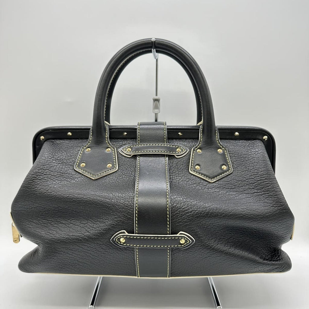 Louis Vuitton Black Suhali Leather Handbag