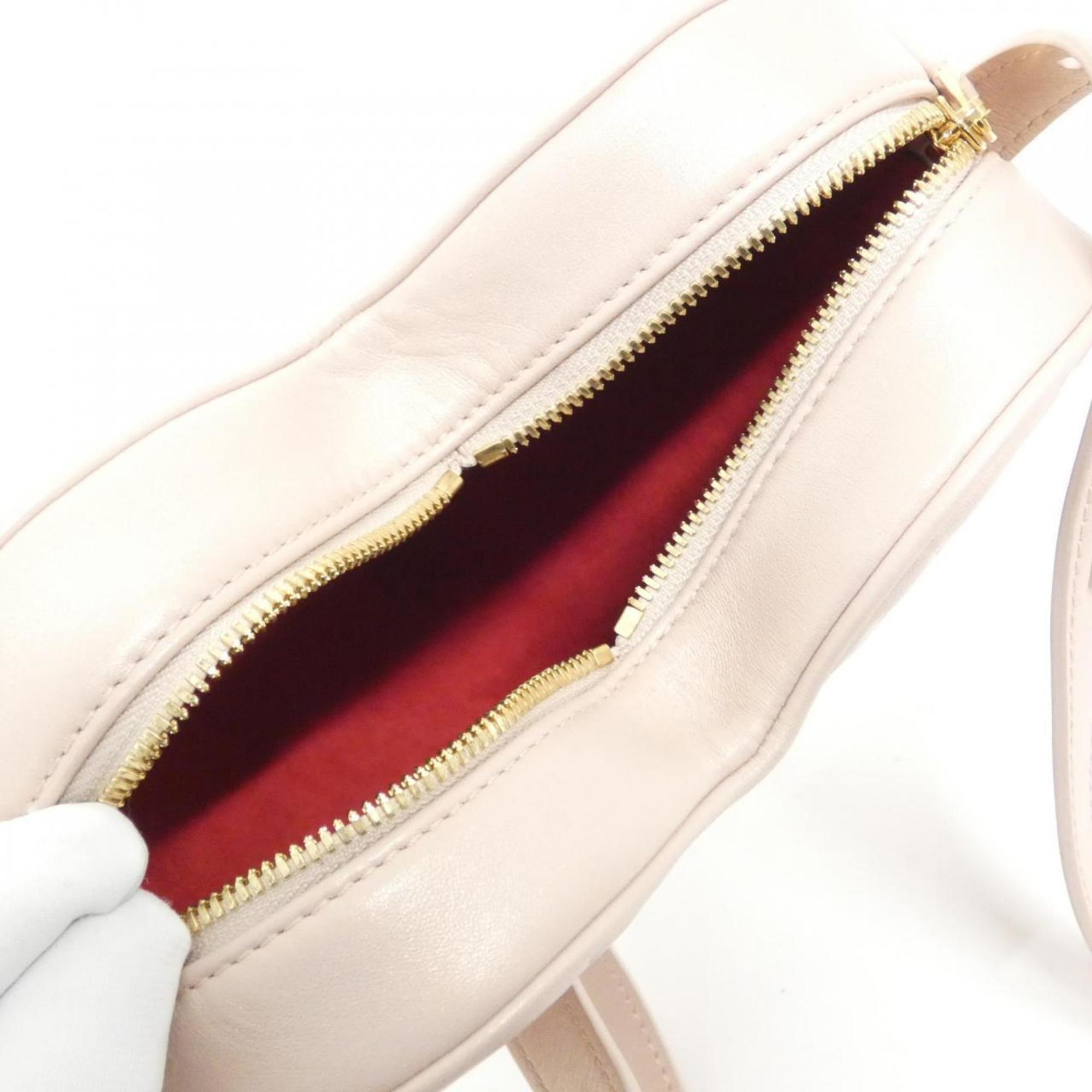 Louis Vuitton Rose Leather Shoulder Bag