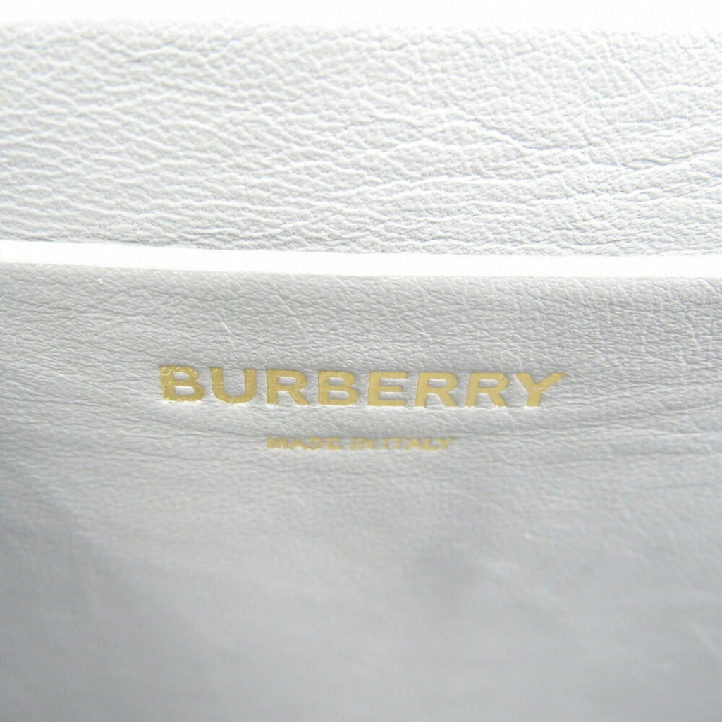 Burberry Gray Leather Shoulder Bag