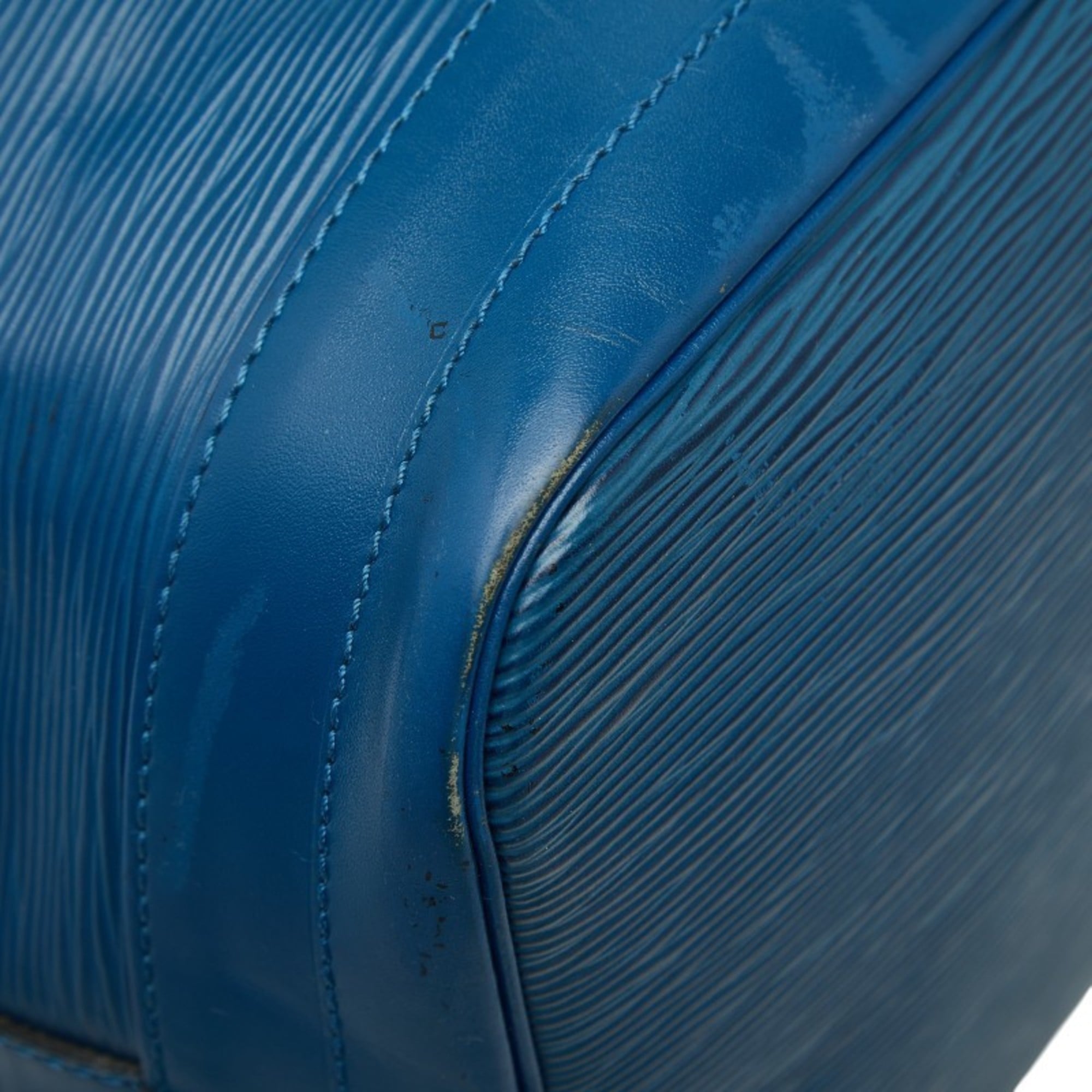 Louis Vuitton Toledo Blue Leather Shoulder Bag
