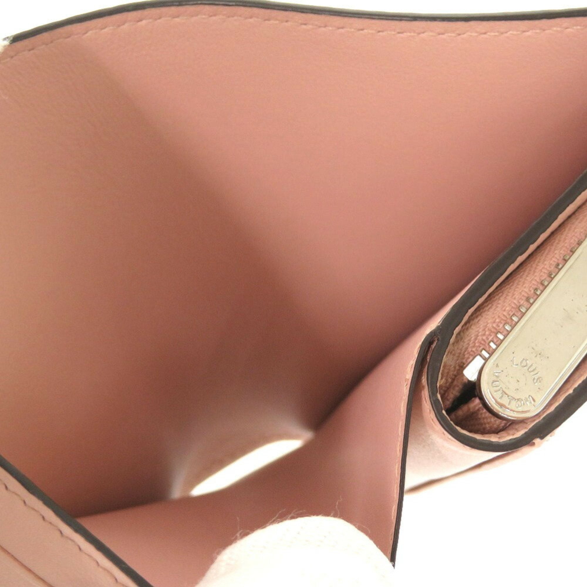 Louis Vuitton Magnolia Pink Mahina Leather Wallet