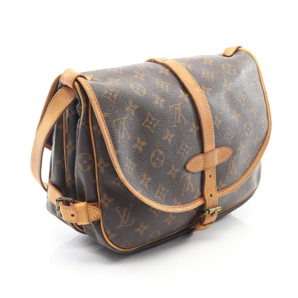 Louis Vuitton Brown Coated Canvas Monogram Leather Pvc Shoulder Bag
