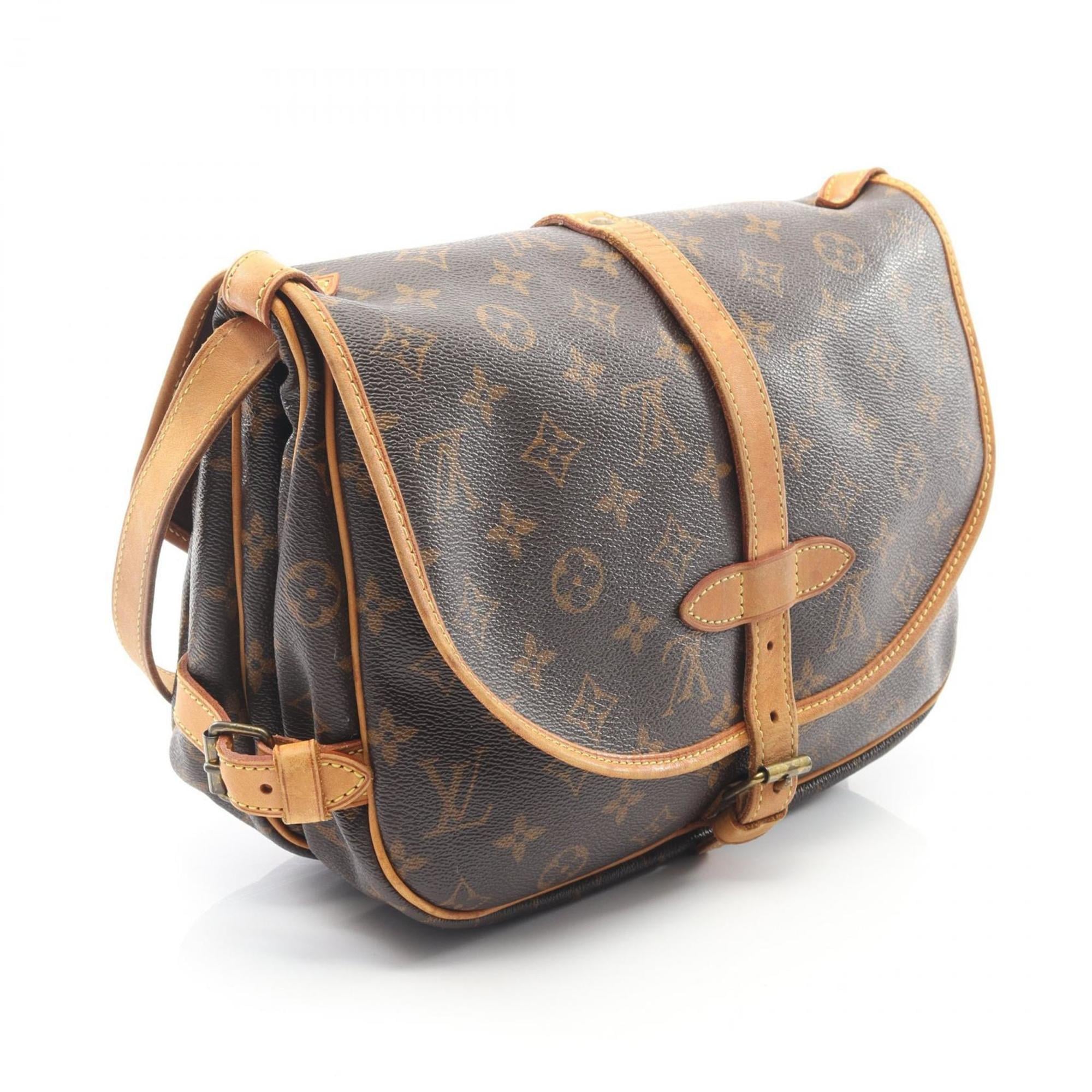 Louis Vuitton Brown Coated Canvas Monogram Leather Pvc Shoulder Bag