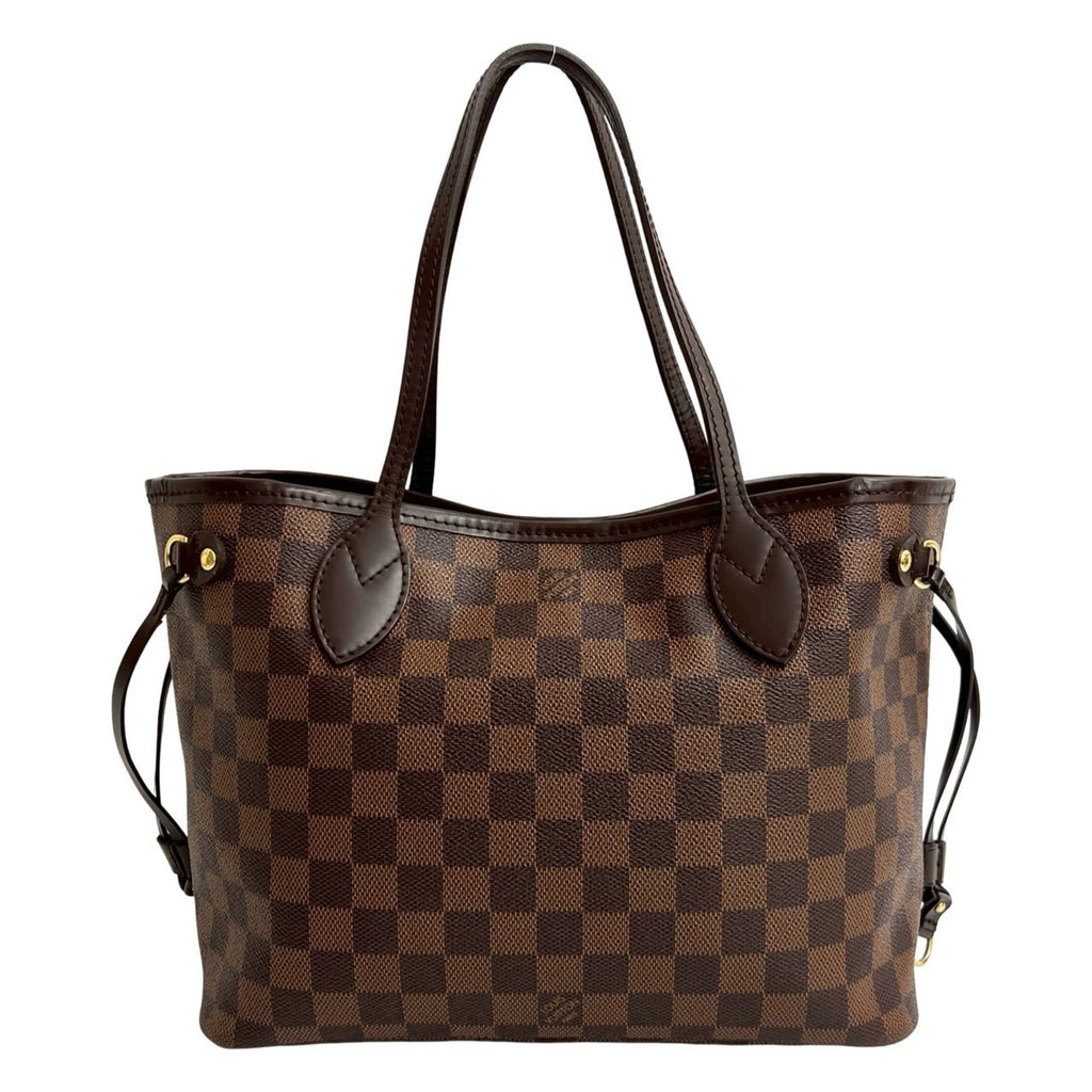 Louis Vuitton Brown Leather Pvc Handbag Shoulder Bag Tote Bag