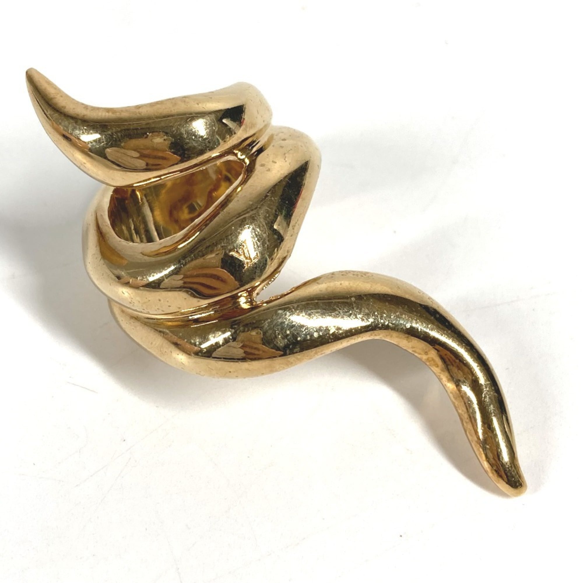 Louis Vuitton Gold Metal Band Ring