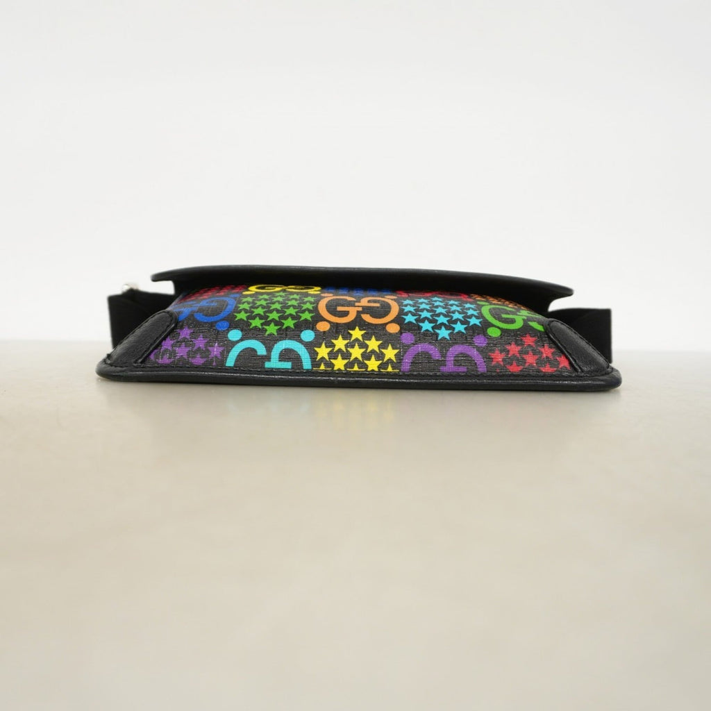 Gucci Black Multi-Color Pvc Fanny Pack (Pre-Owned)