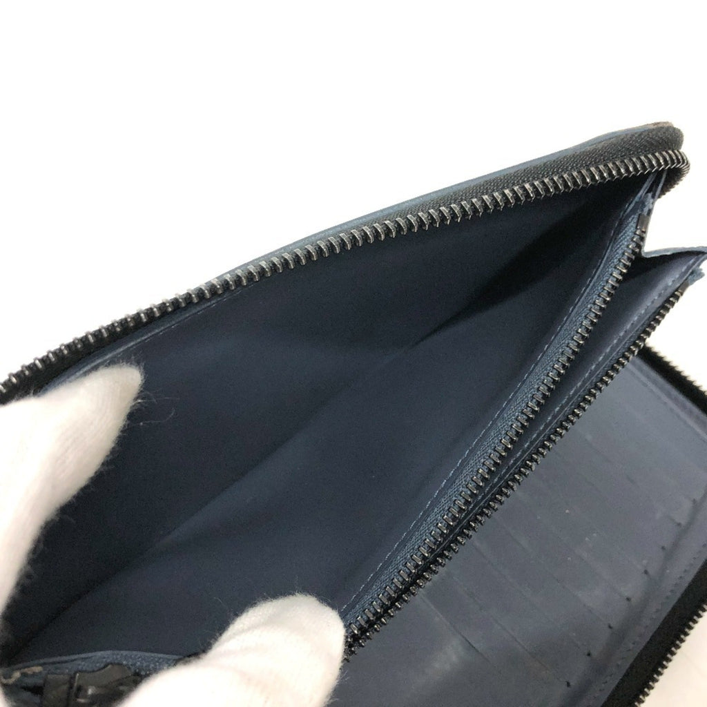 Louis Vuitton Monogram Shadow Galle Navy Monogram Shadow Long Wallet