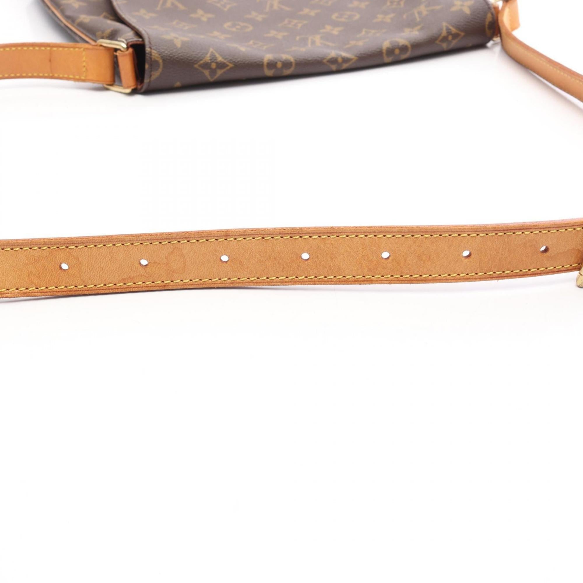 Louis Vuitton Brown Coated Canvas Pvc Leather Shoulder Bag