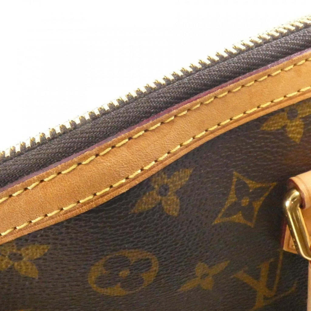 Louis Vuitton Marron Coated Canvas Handbag