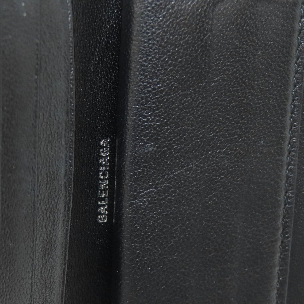 Balenciaga Black Leather Wallet (Bi-Fold)