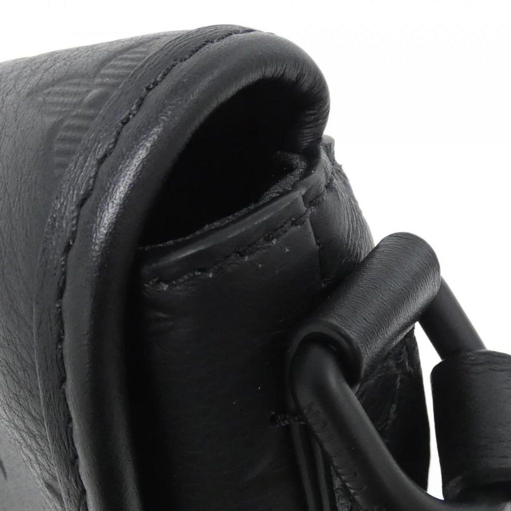 Louis Vuitton Black Leather Shoulder Bag
