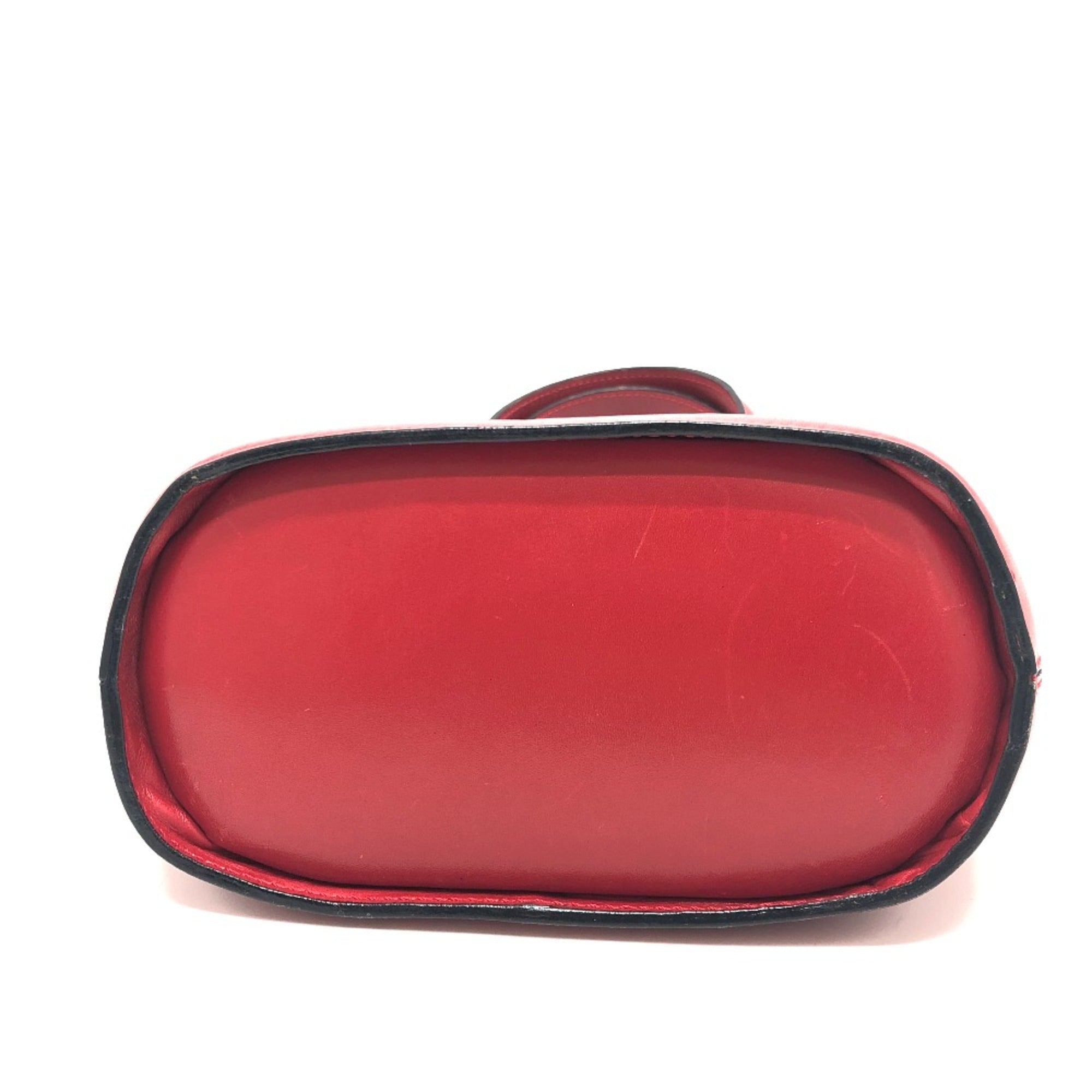 Celine Red Leather Handbag