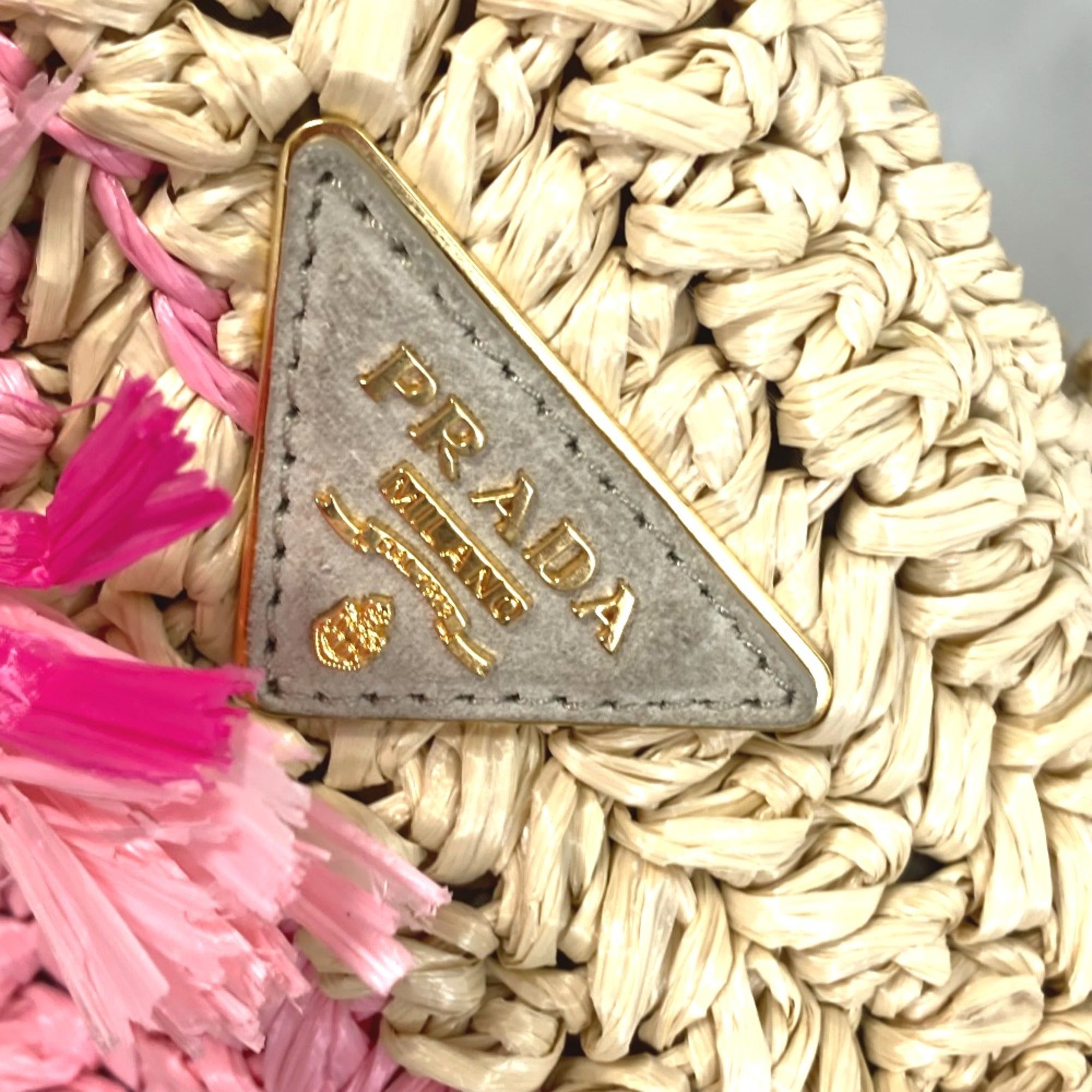 Prada Beige Cloth Handbag