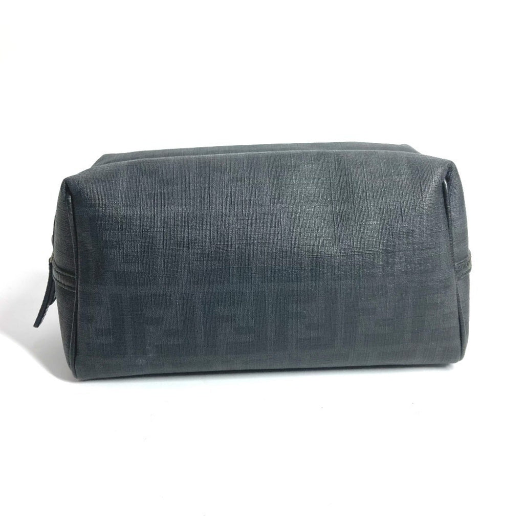 Fendi Zucca Black Pvc Pouch