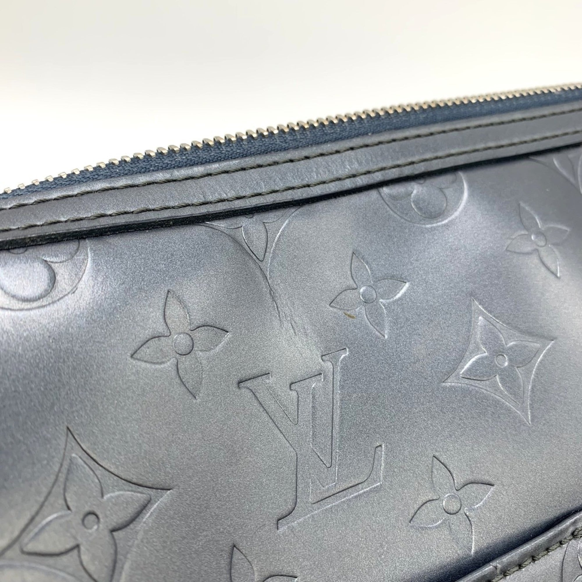 Louis Vuitton Gray Monogram Mat Shoulder Bag