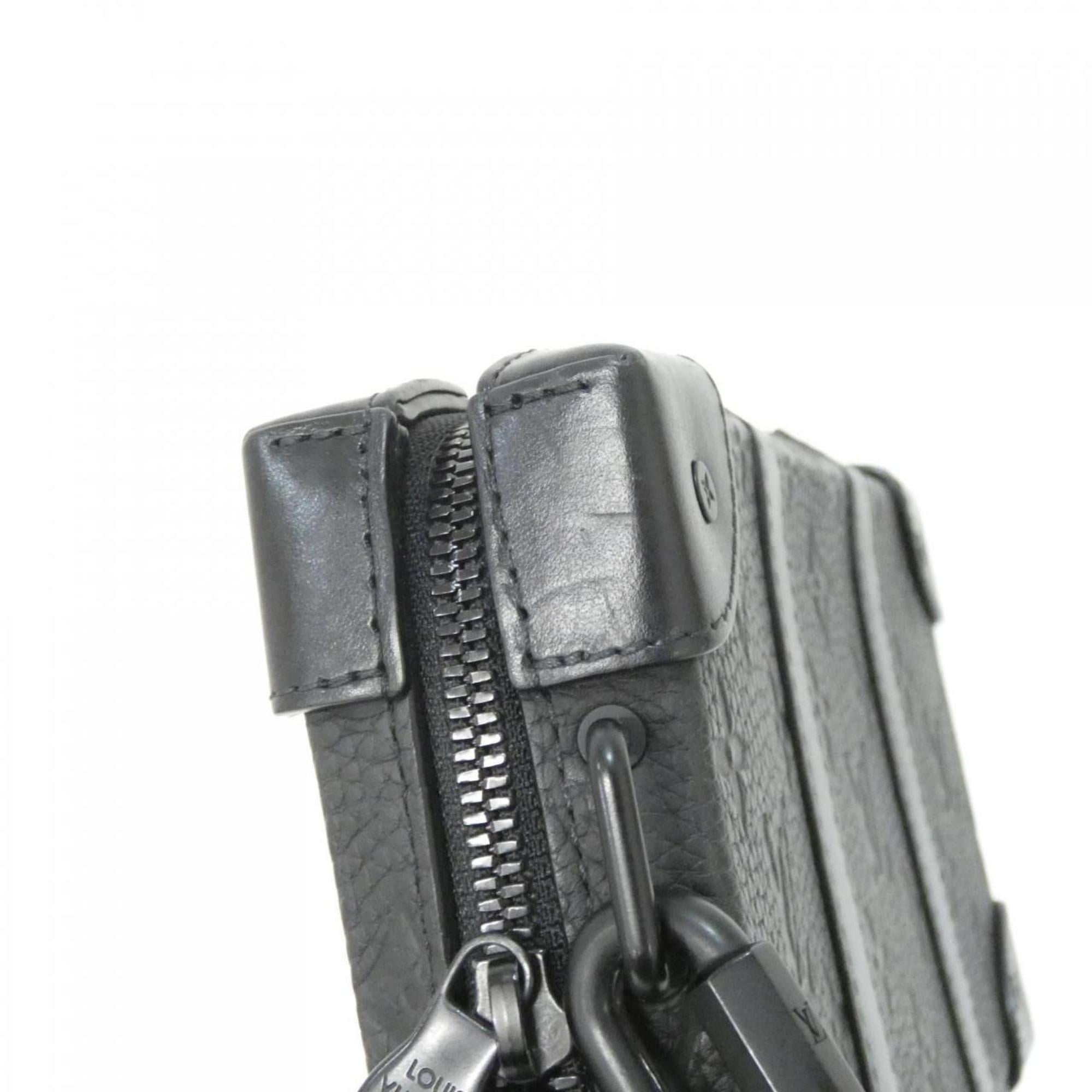 Louis Vuitton Taurillon Black Leather Shoulder Bag
