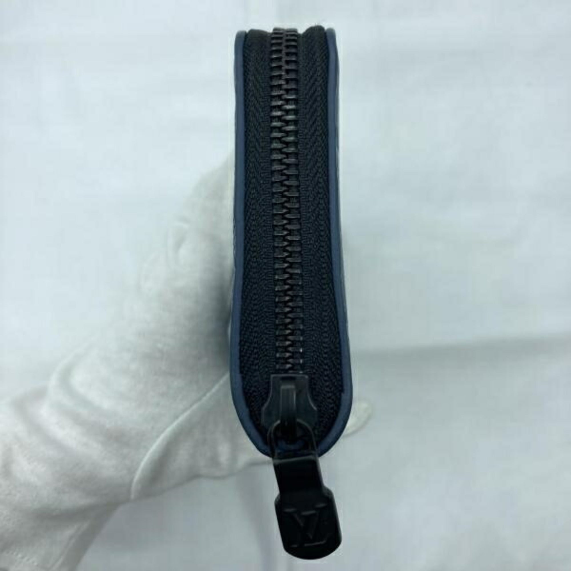 Louis Vuitton Monogram Shadow Blue Navy Monogram Shadow Long Wallet