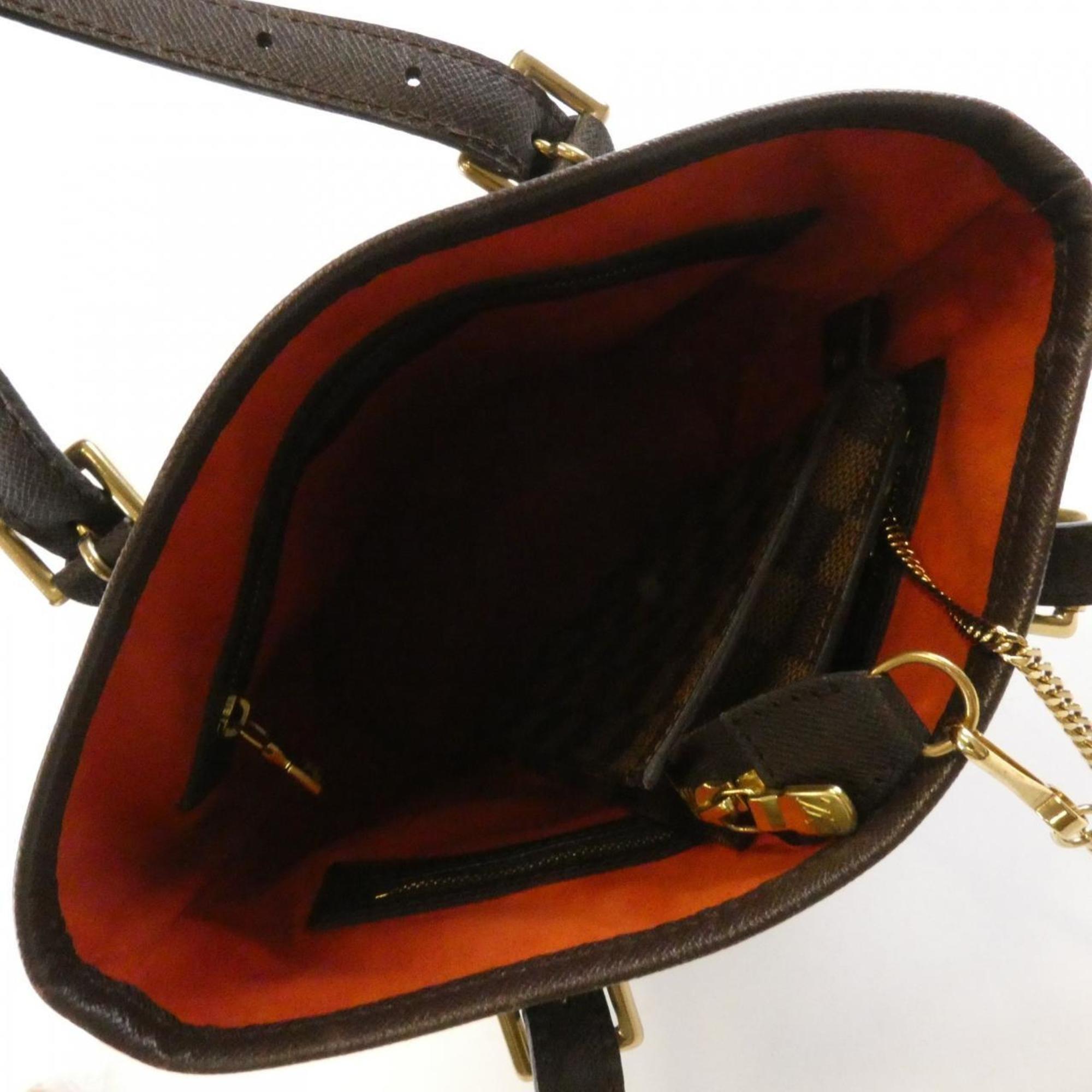 Louis Vuitton Damier Damier Canvas Ebene Damier Canvas Shoulder Bag