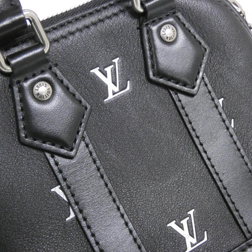 Louis Vuitton Black Leather Handbag