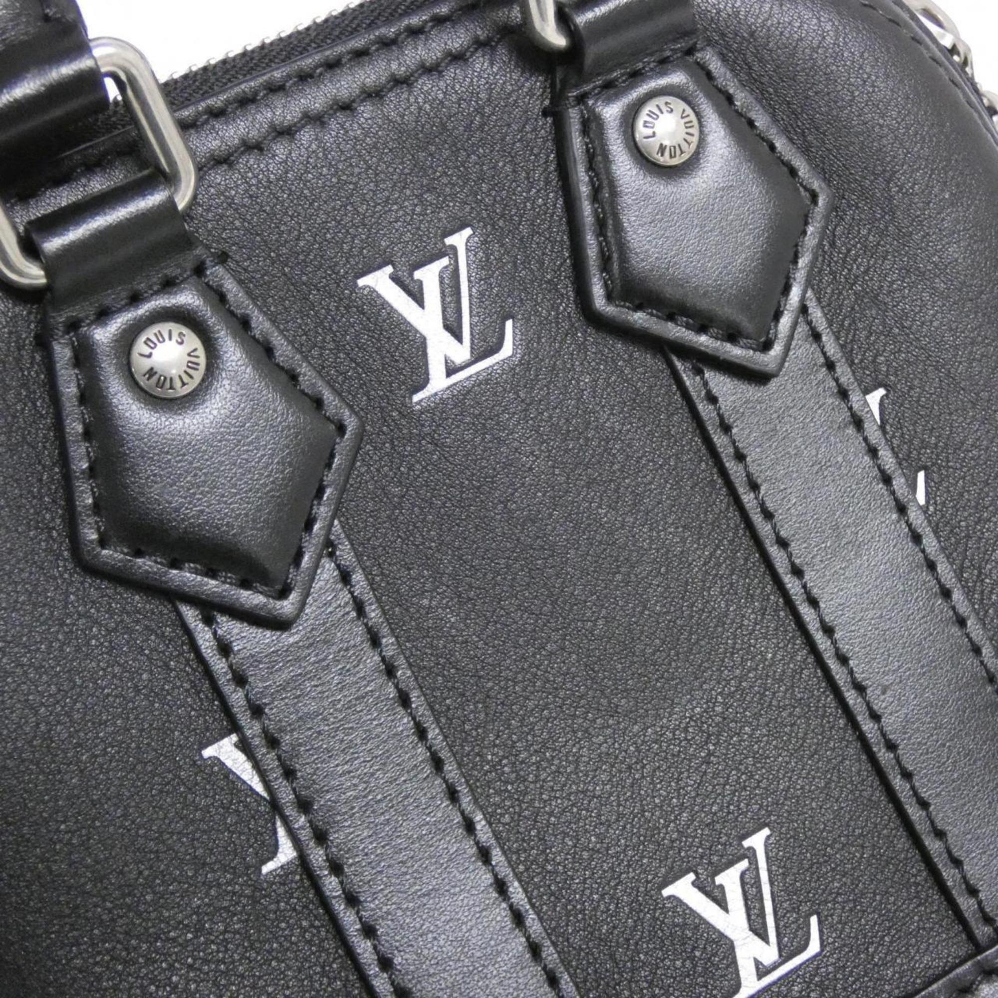 Louis Vuitton Black Leather Handbag