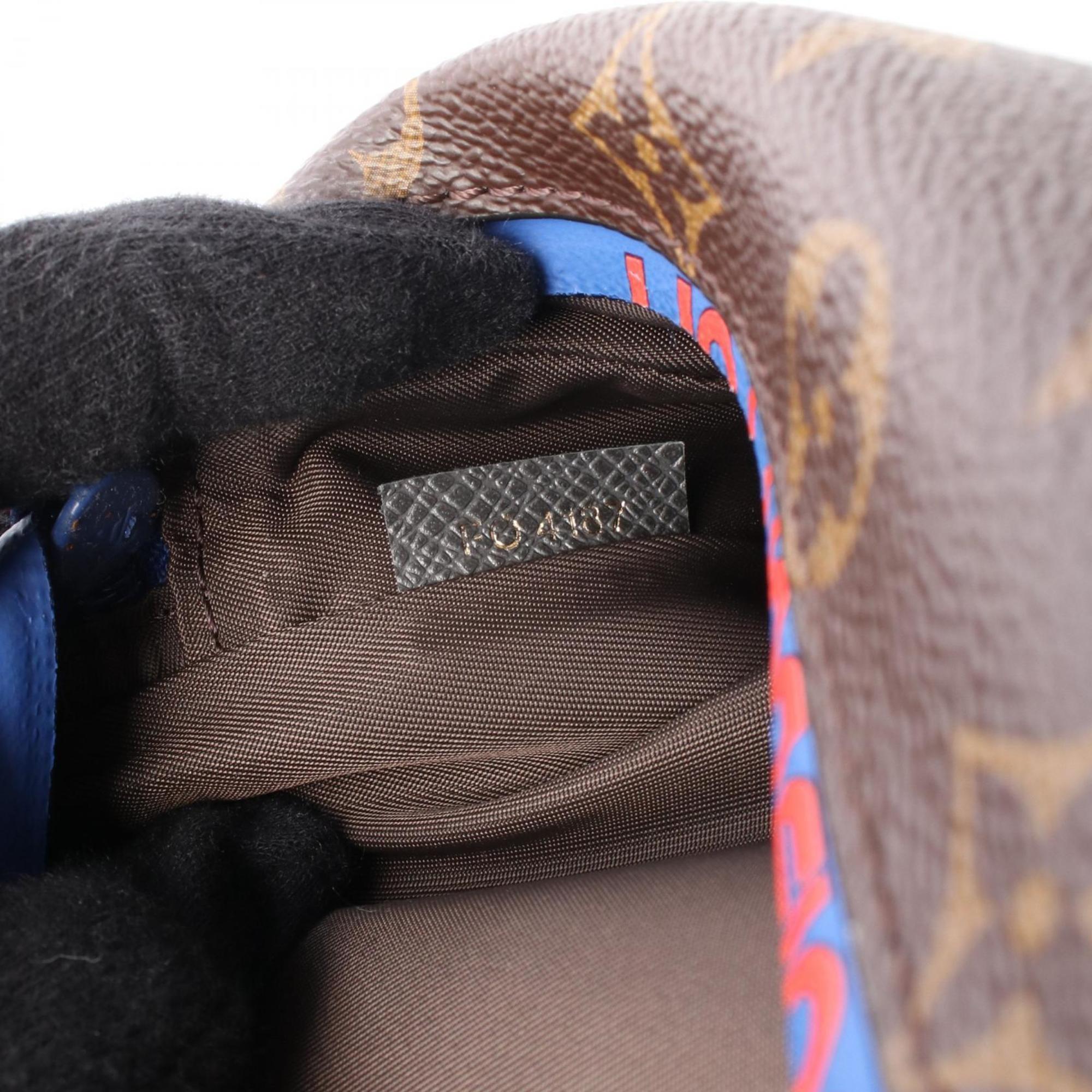 Louis Vuitton Brown Multi-Color Monogram Pvc Coated Canvas Leather Fanny Pack