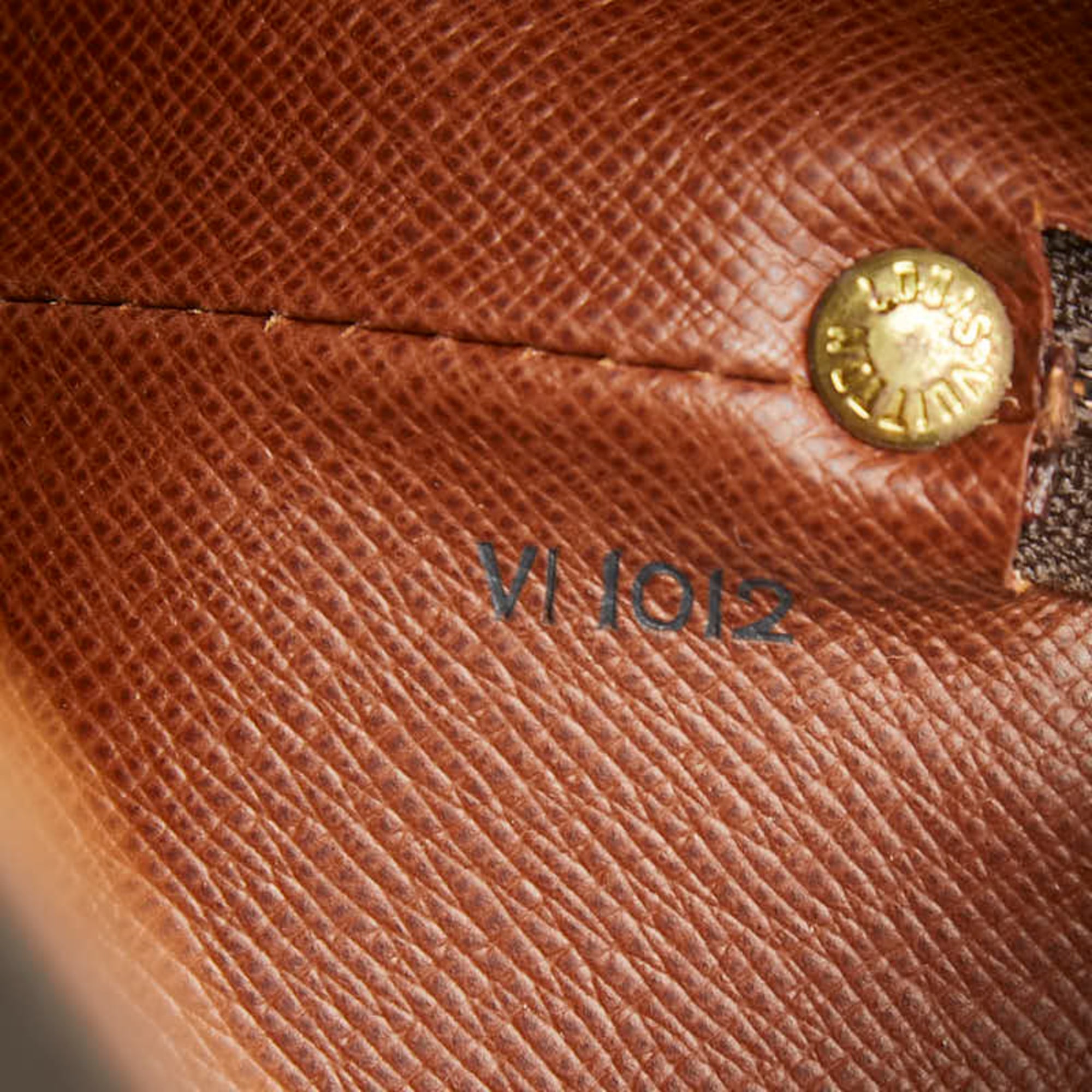 Louis Vuitton Brown Pvc Leather Shoulder Bag