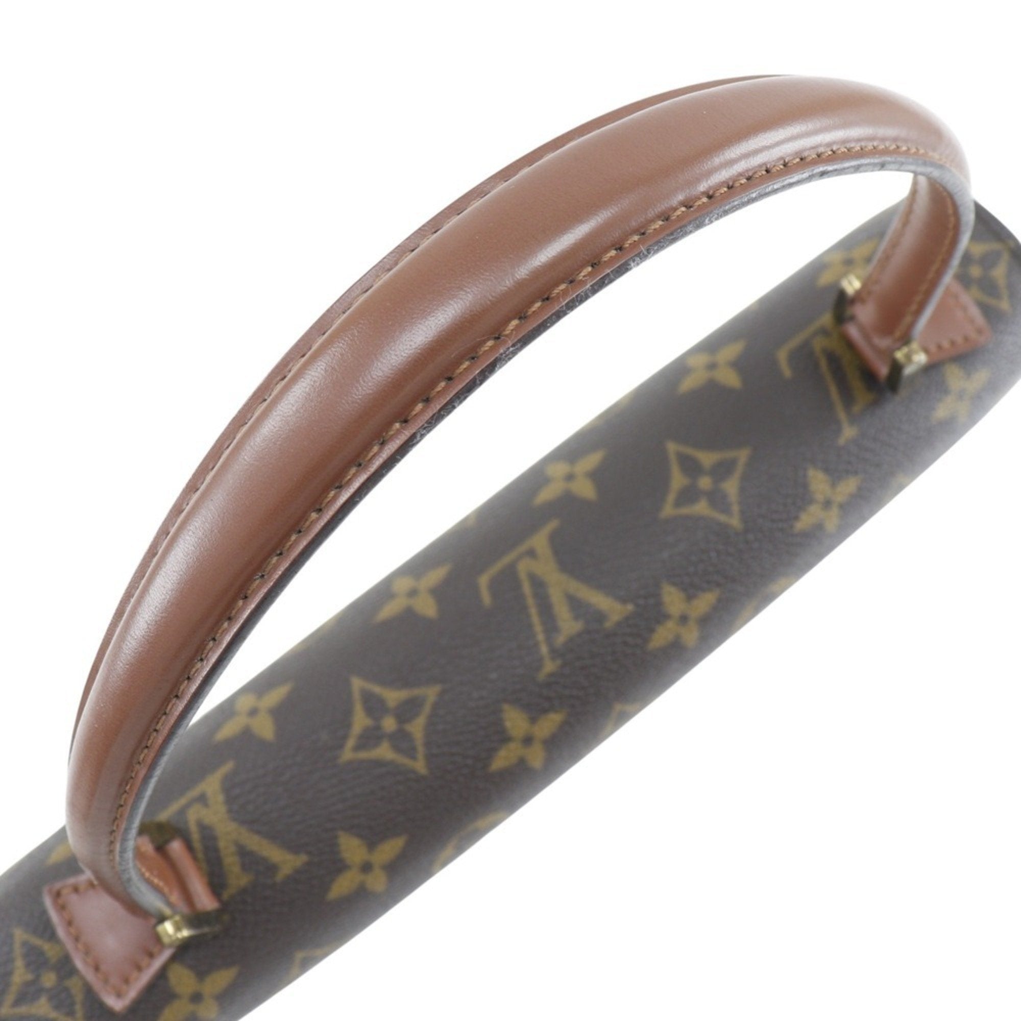 Louis Vuitton Brown Monogram Canvas Handbag