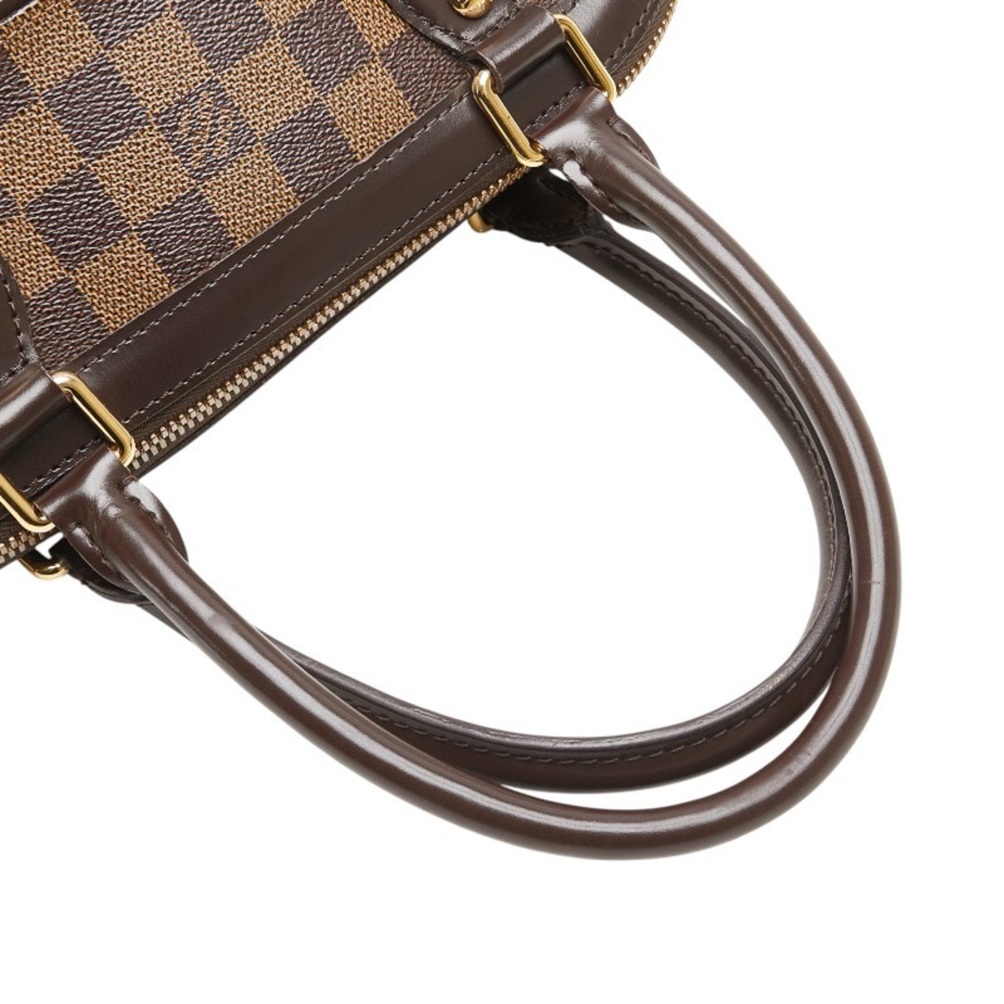 Louis Vuitton Damier Brown Pvc Leather Handbag Shoulder Bag