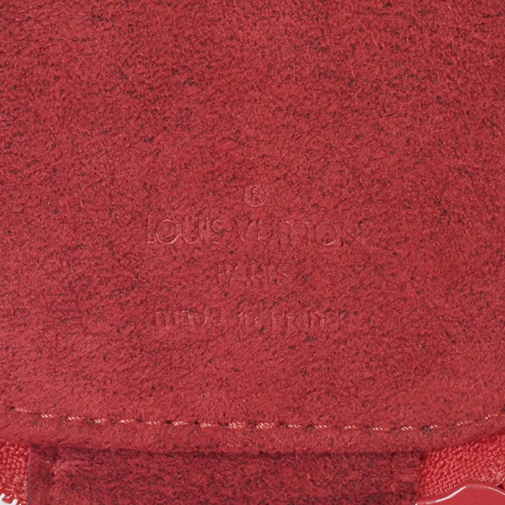 Louis Vuitton Castilian Red Epi Leather Pouch