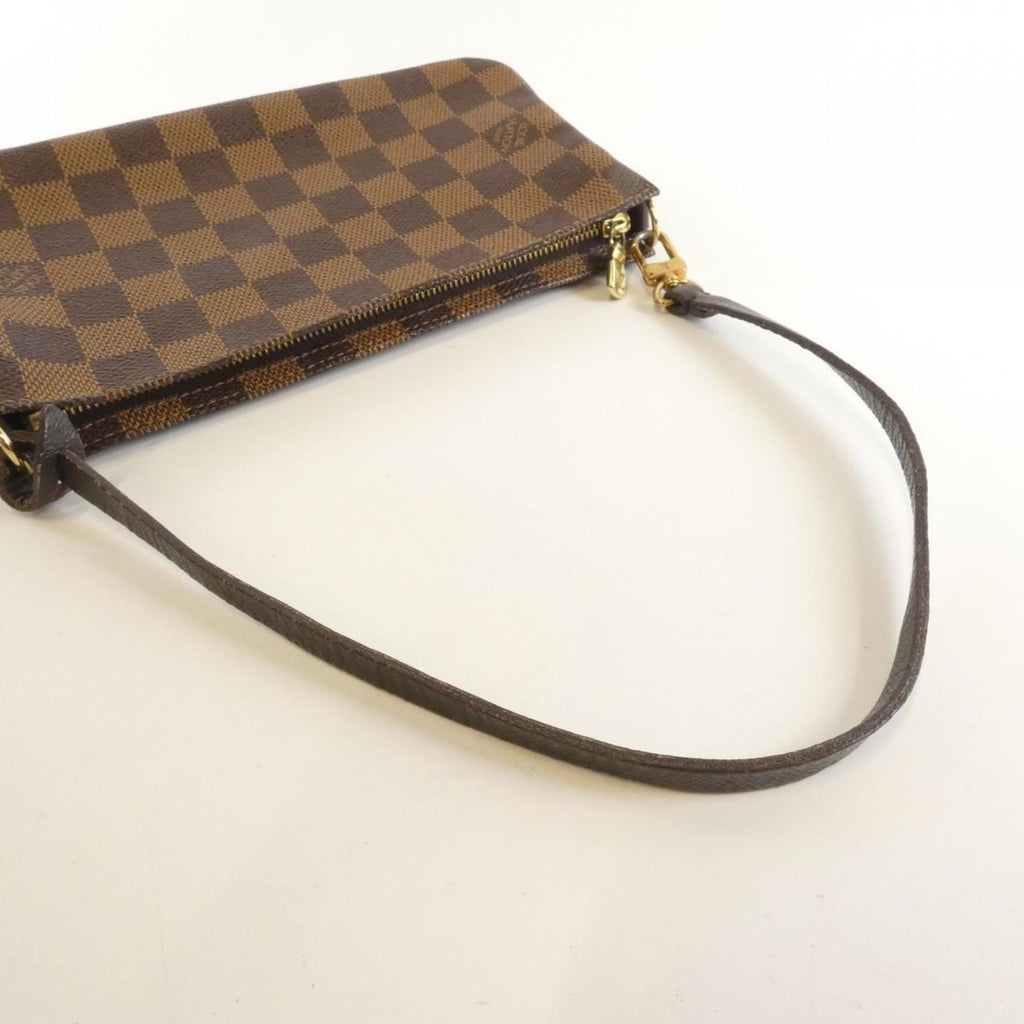 Louis Vuitton Brown Coated Canvas Pouch