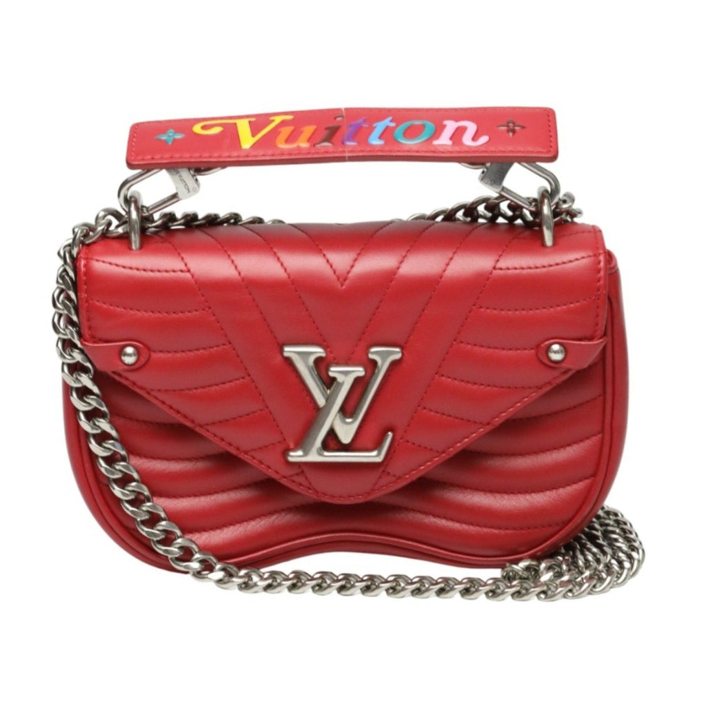 Louis Vuitton Red Color Leather Shoulder Bag