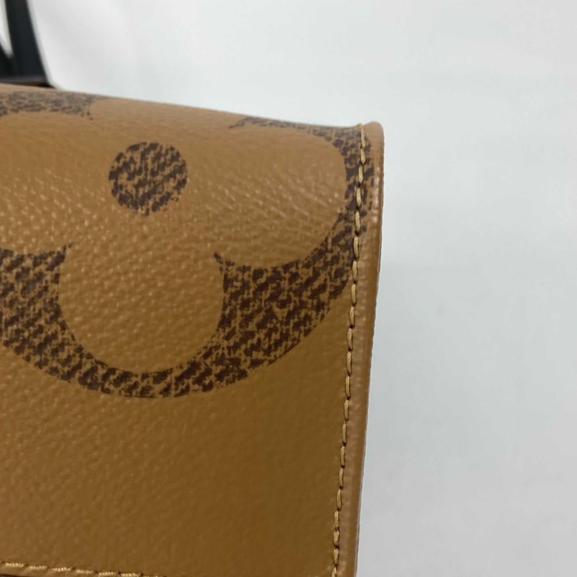 Louis Vuitton Beige Brown Monogram Shoulder Bag Tote Bag