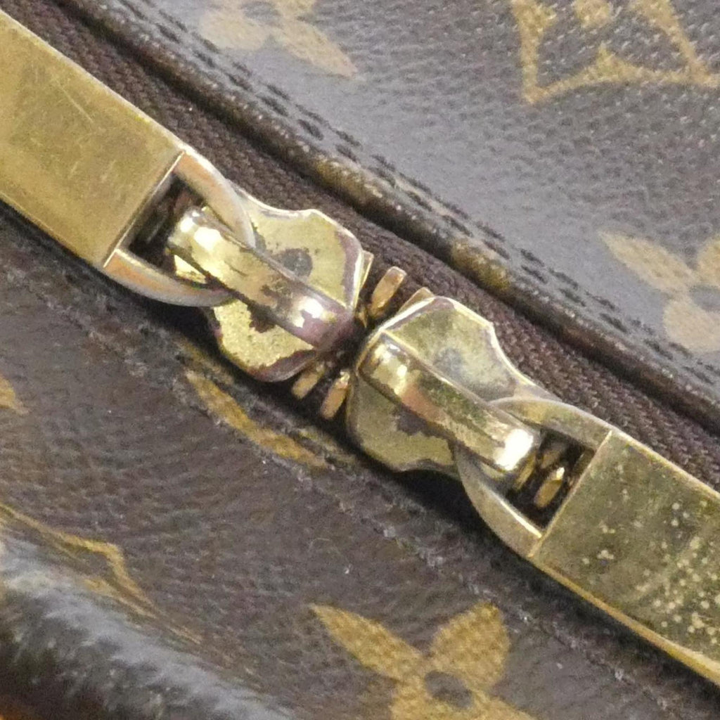 Louis Vuitton Brown Coated Canvas Shoulder Bag