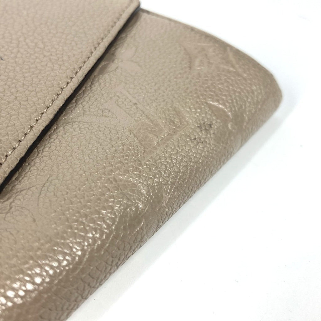 Louis Vuitton Beige Tourterelle Monogram Empreinte Long Wallet