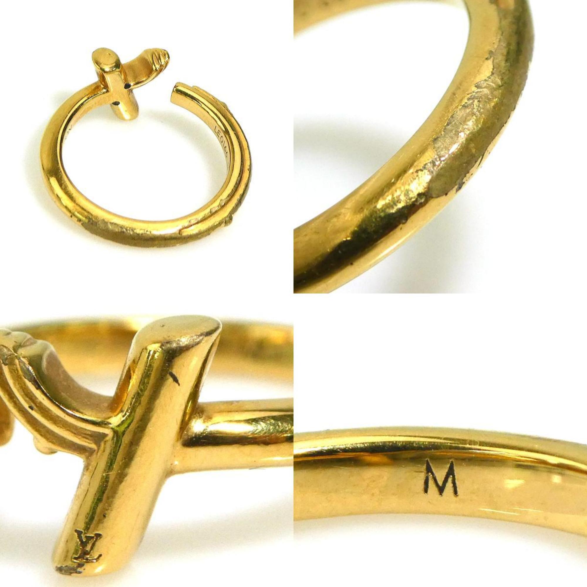 Louis Vuitton Gold Metal Band Ring