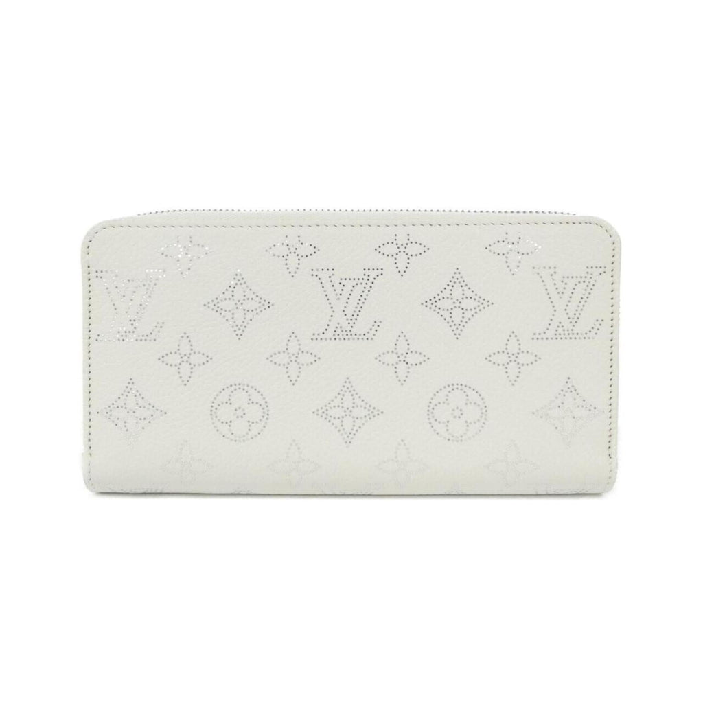 Louis Vuitton Mahina White Leather Long Wallet