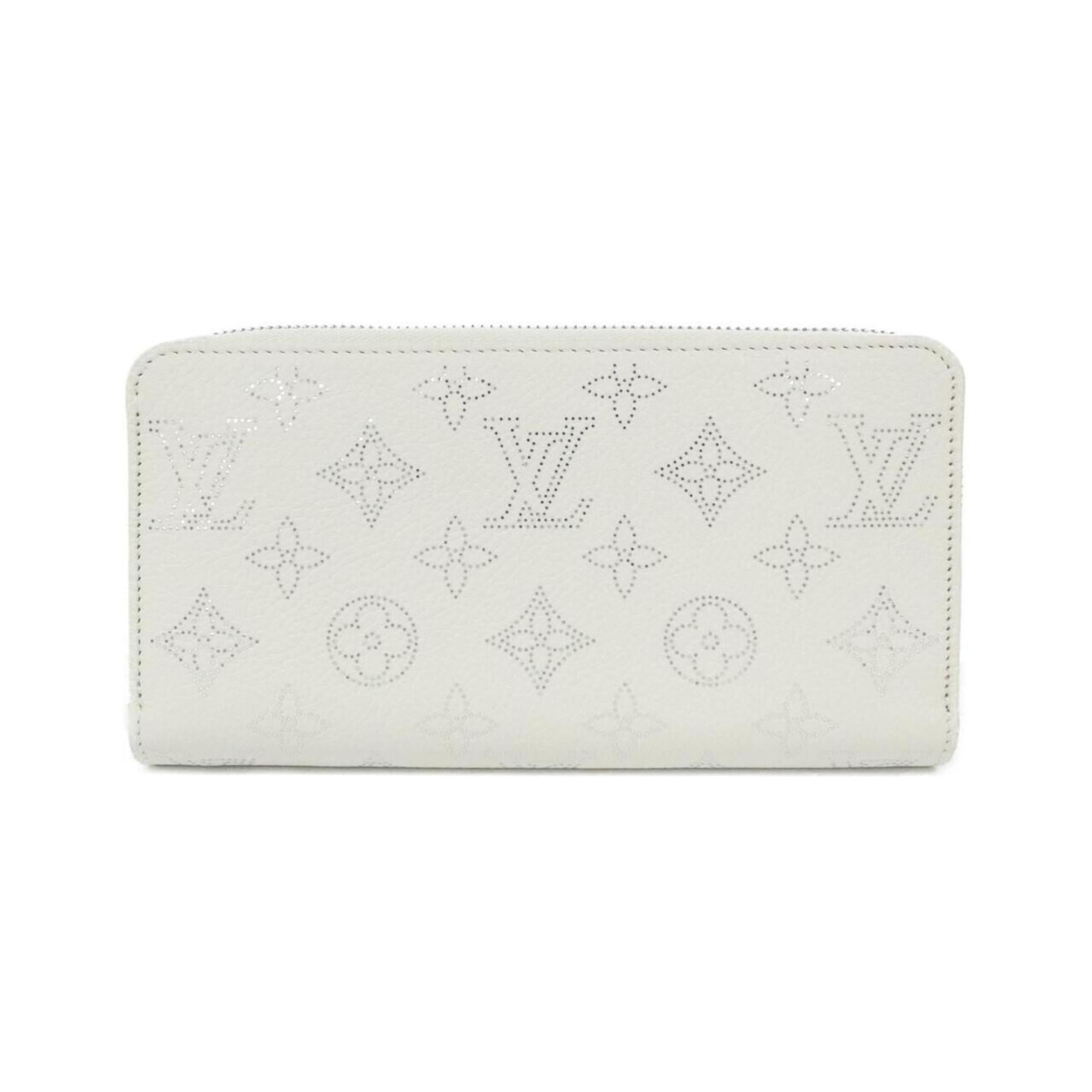 Louis Vuitton Mahina White Leather Long Wallet