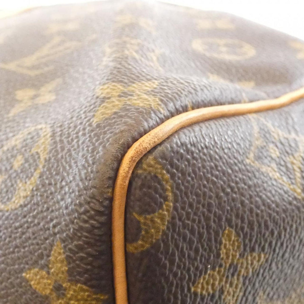 Louis Vuitton Marron Coated Canvas Boston Bag