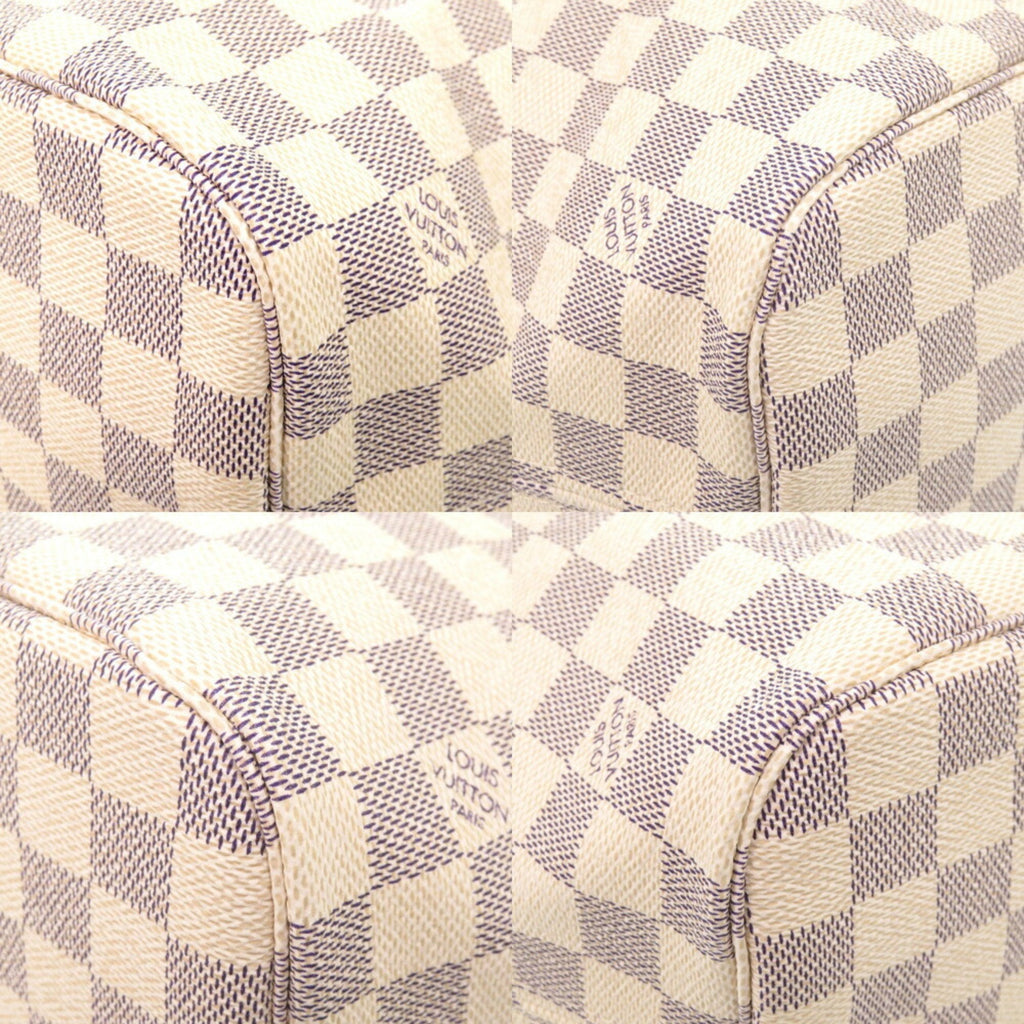 Louis Vuitton White Damier Azur Tote Bag