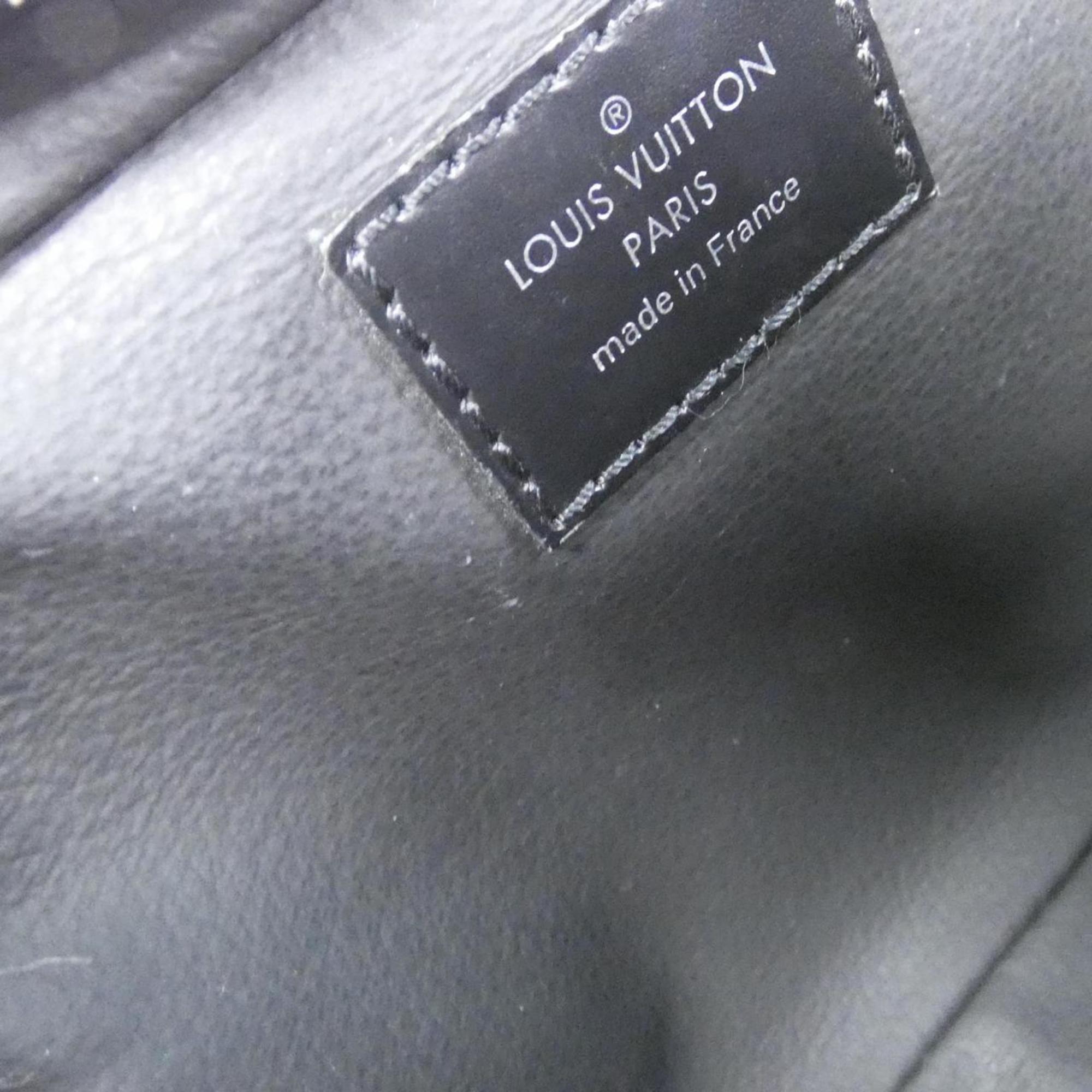 Louis Vuitton Black Coated Canvas Pouch