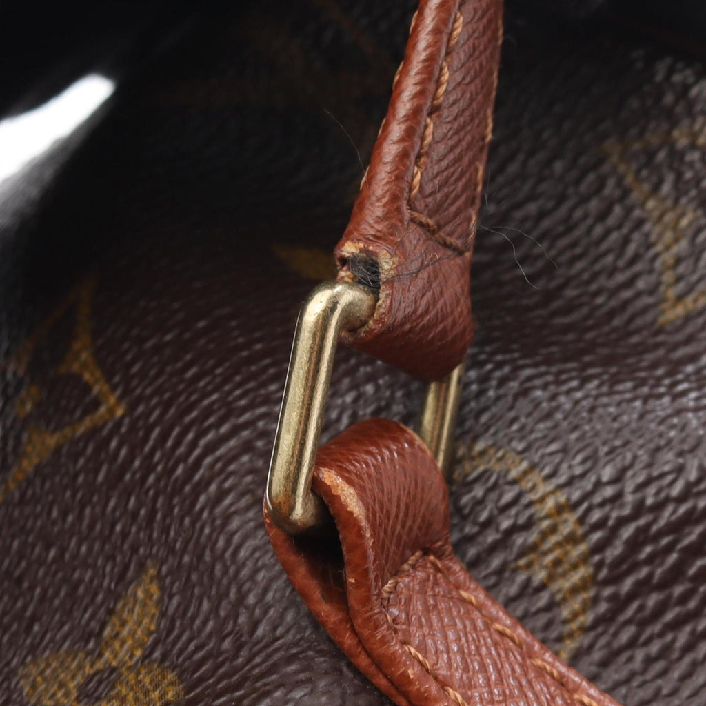 Louis Vuitton Brown Coated Canvas Leather Handbag