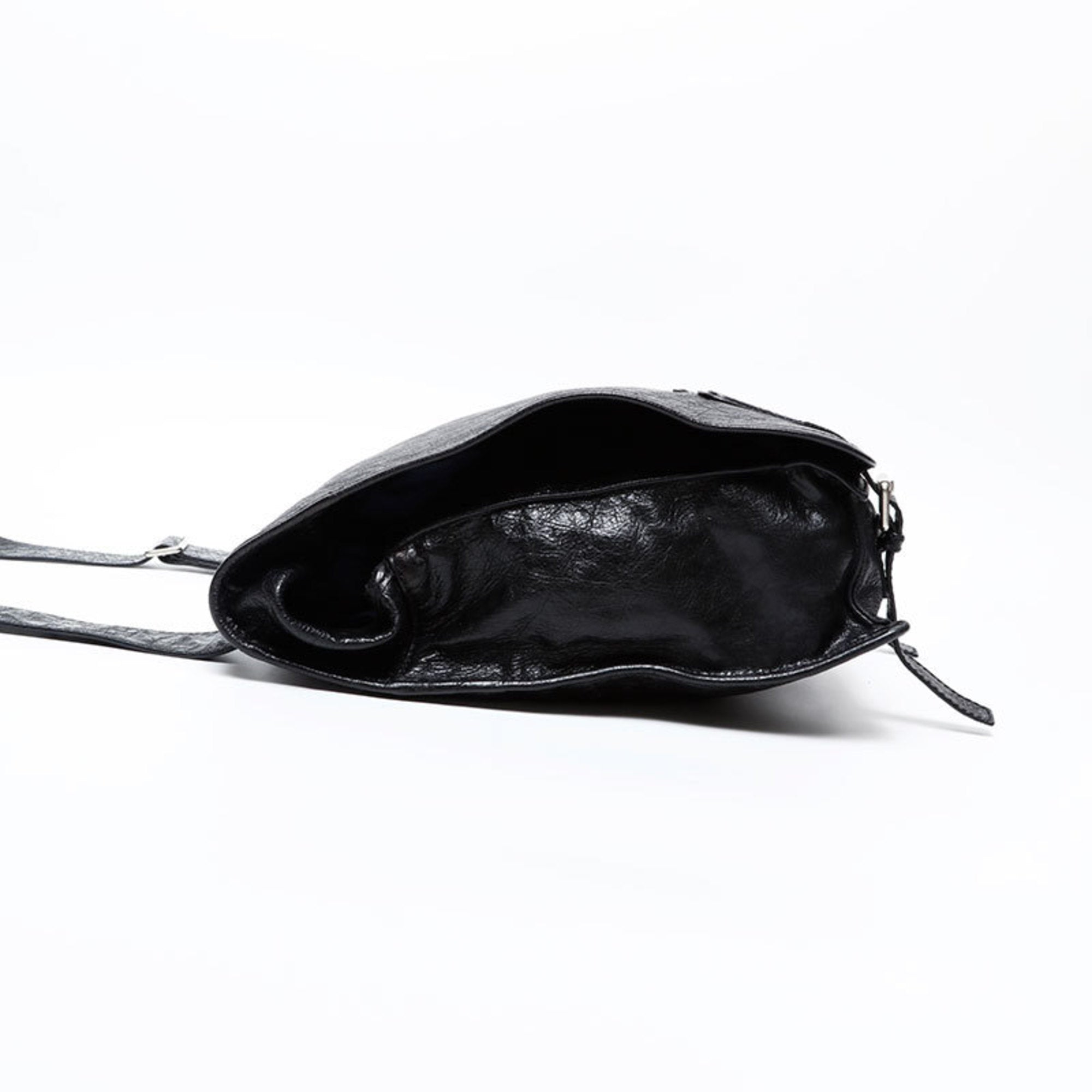 Balenciaga Black Leather Shoulder