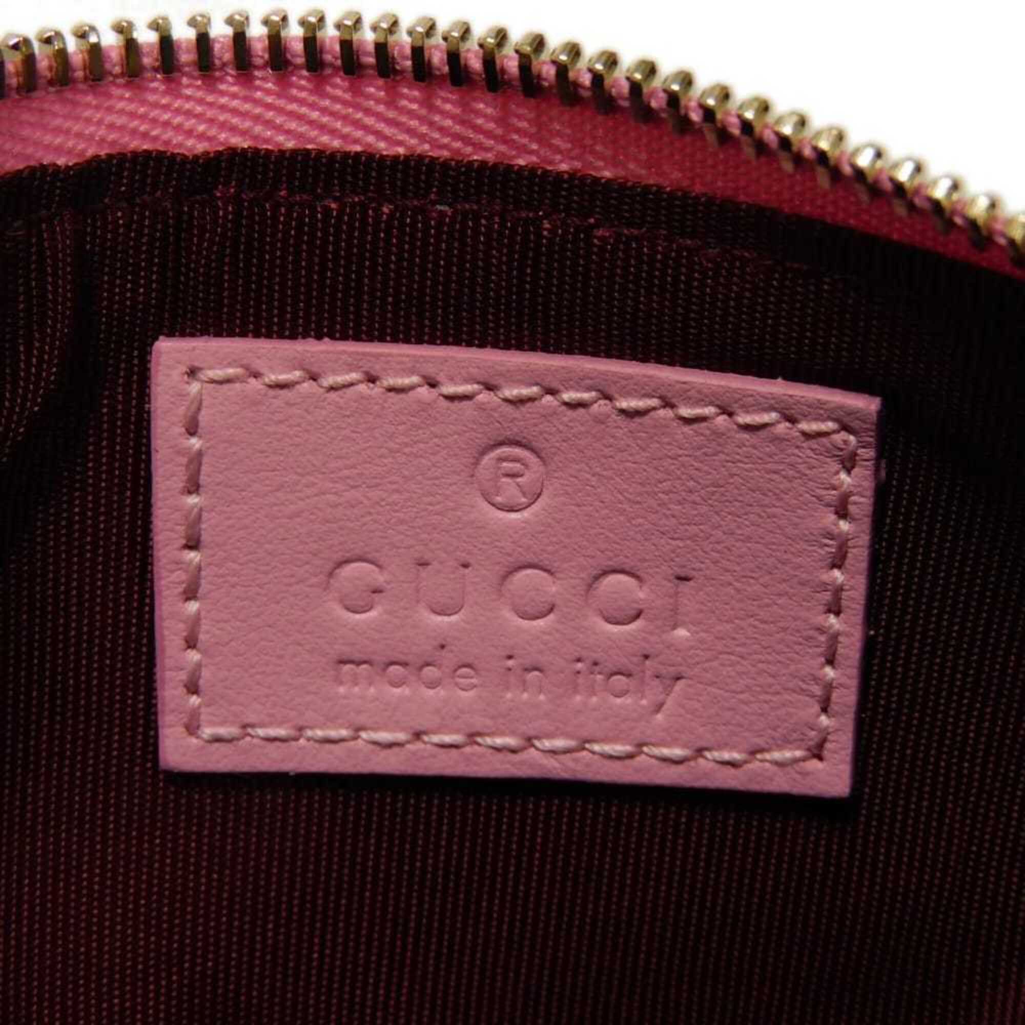 Gucci Gg Supreme Beige Gg Supreme Canvas Leather Coin Purse/Coin Case (Pre-Owned)