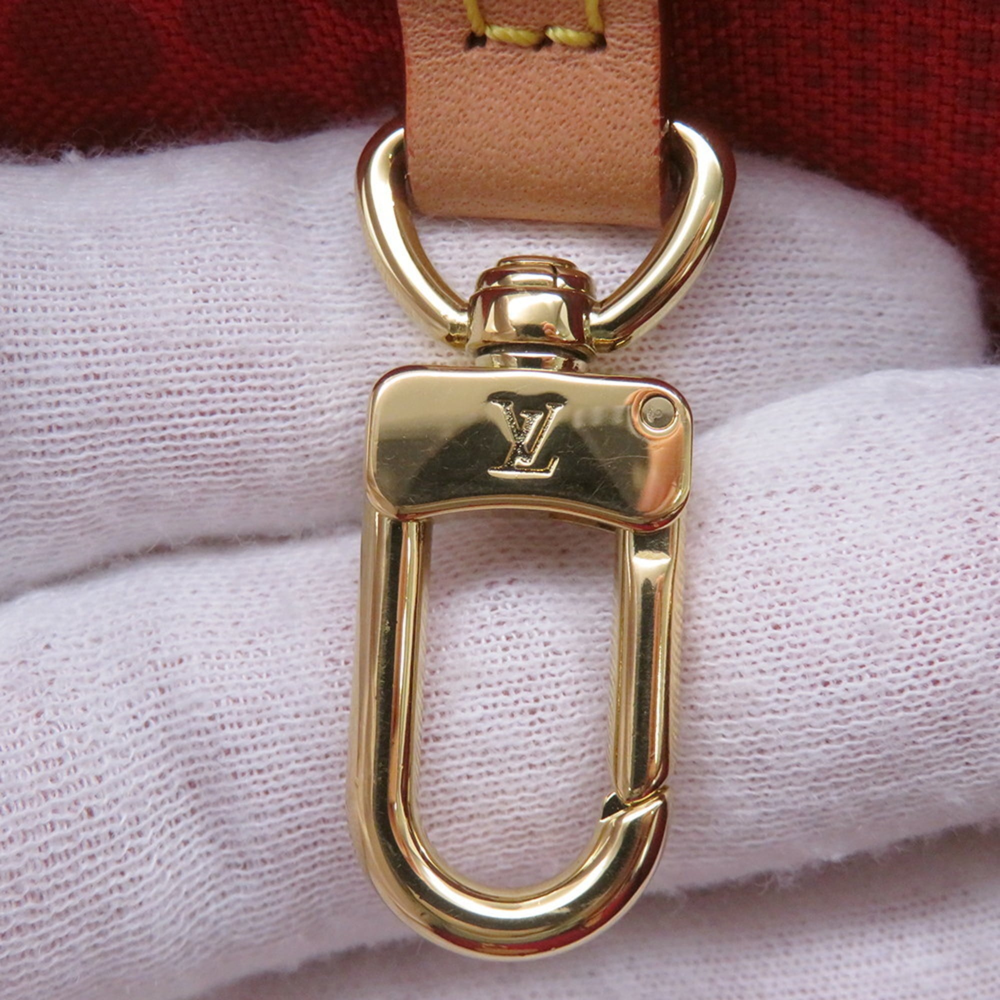 Louis Vuitton Monogram Red Color Monogram Tote Bag