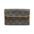 Louis Vuitton Marron Coated Canvas Fanny Pack Pochette