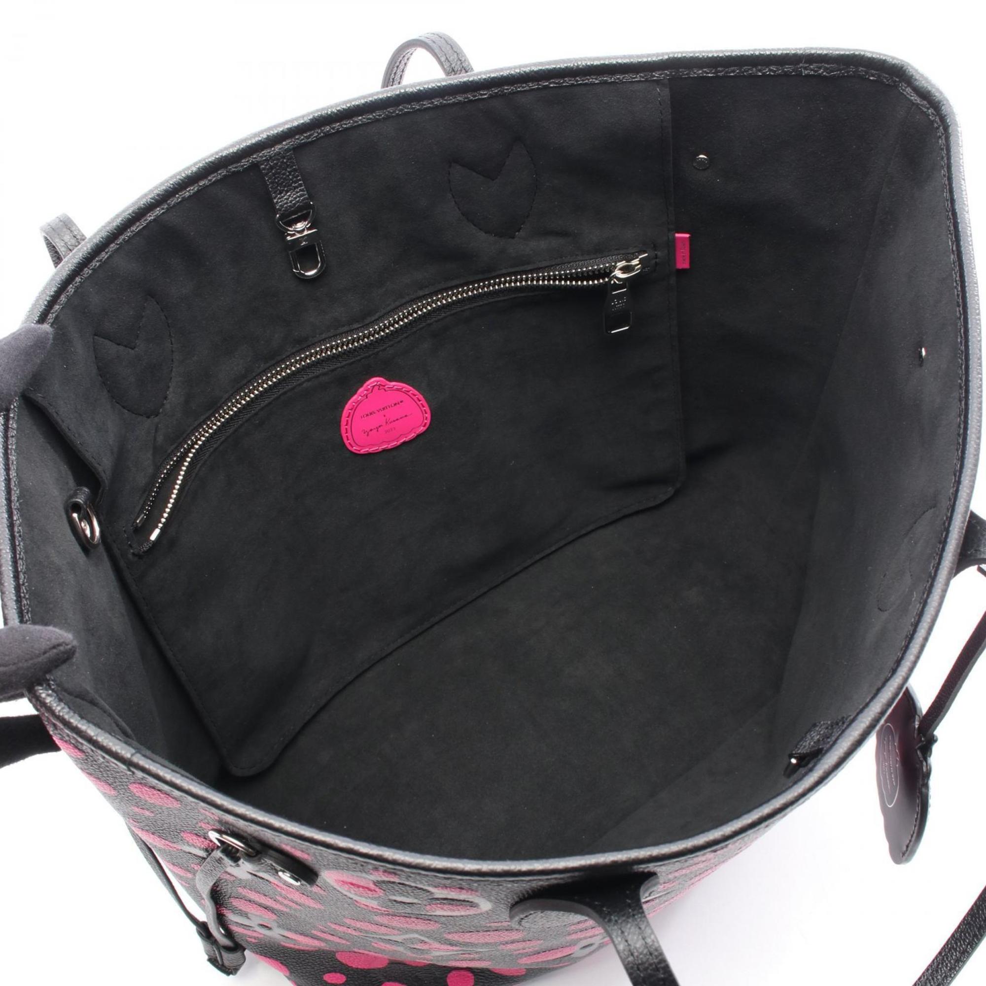 Louis Vuitton Black Pink Monogram Empreinte Pouch Tote Bag