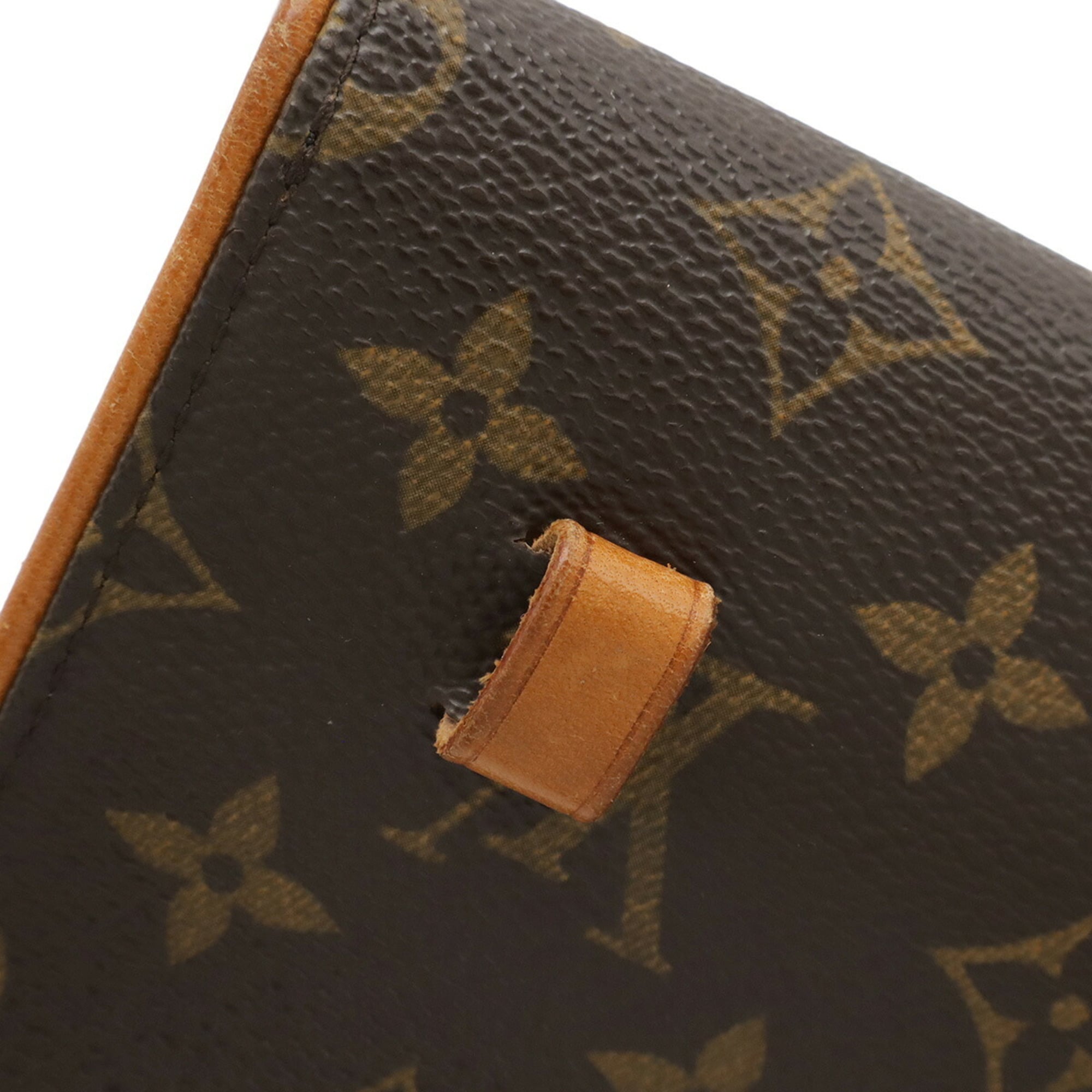 Louis Vuitton Brown Monogram White Monogram Clutch Bag Pochette Pouch