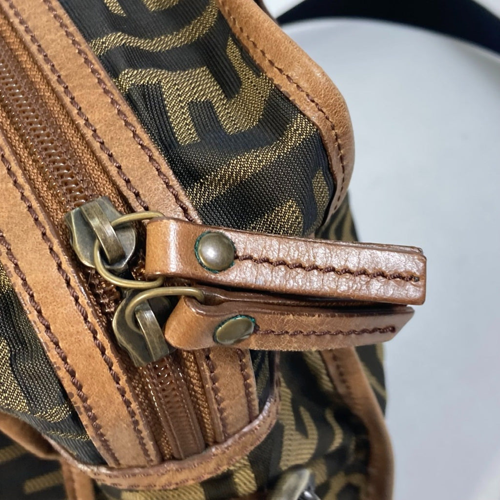 Fendi Brown Leather Tote Bag
